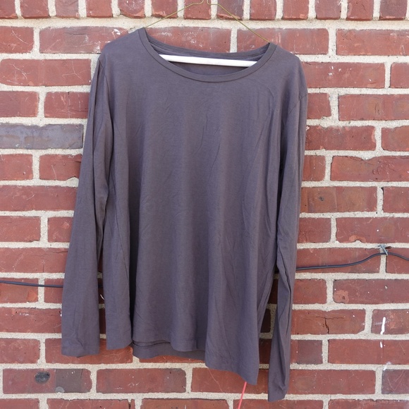 John Elliot Long Sleeve Tee Shirt Size Small -Dark Grey - Picture 2 of 6